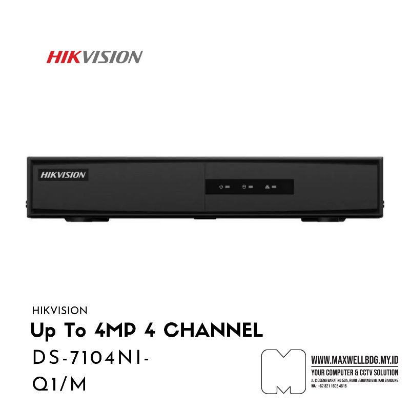 HIKVISION 4CH DS-7104NI-Q1